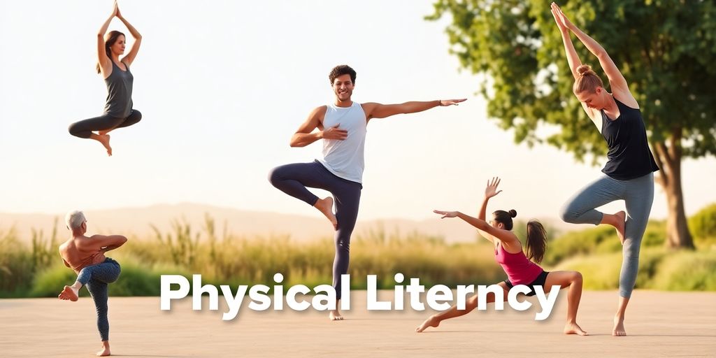 Person practicing yoga and balance outdoors.