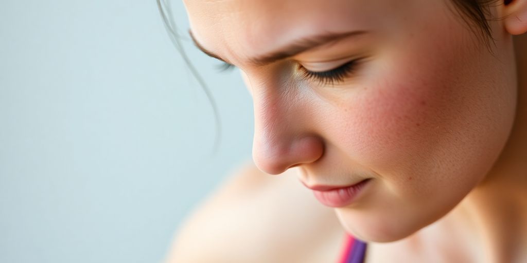Person feeling energized with vibrant glow.